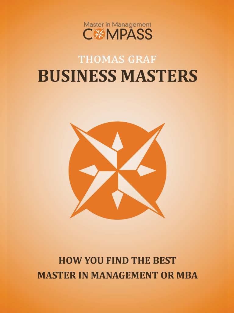 eBook "Business Masters: How you find the best Master in Management or MBA"